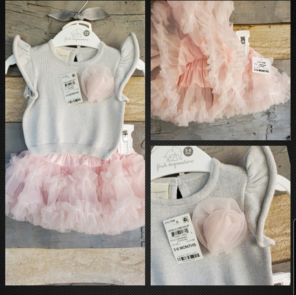 3-6 MONTHS GORGEOUS  SPARKLING OUTFIT